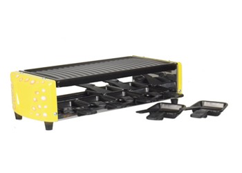 Raclette-Gerät "Käseloch Dekor" für 8 Personen