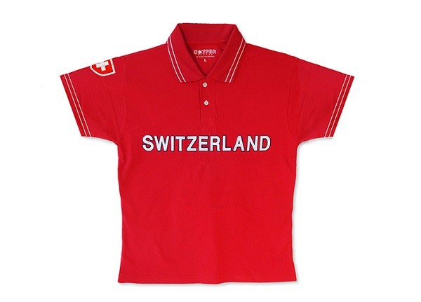 Poloshirt Switzerland, Unisex