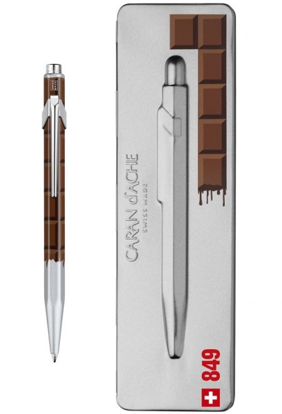 Caran d'Ache Kugelschreiber 849 Schokolade mit Etui