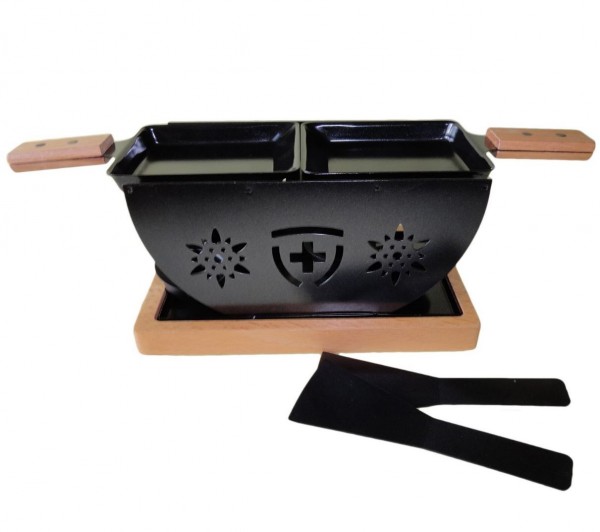 Raclette-Öffeli Blumen, 2 Personen