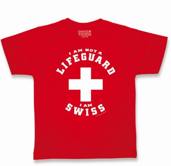 T-Shirt Lifeguard-Swiss, rot