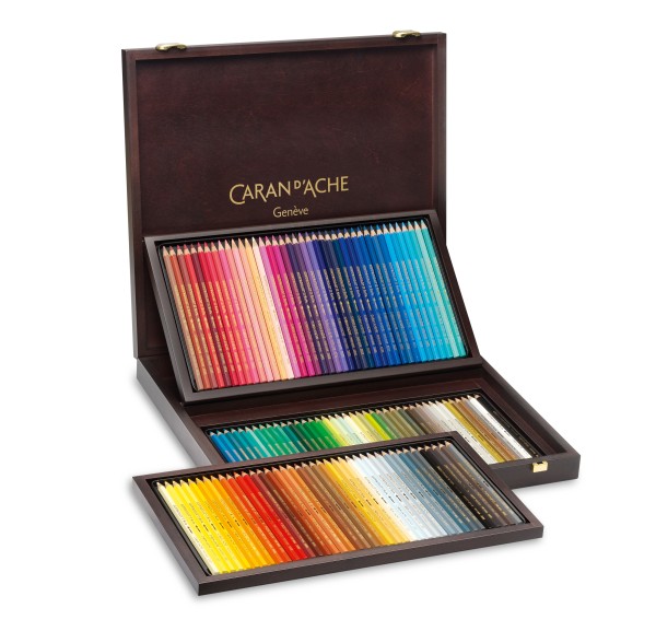 Caran d'Ache Geschenk-Koffer Supracolor, 120 Farbstifte