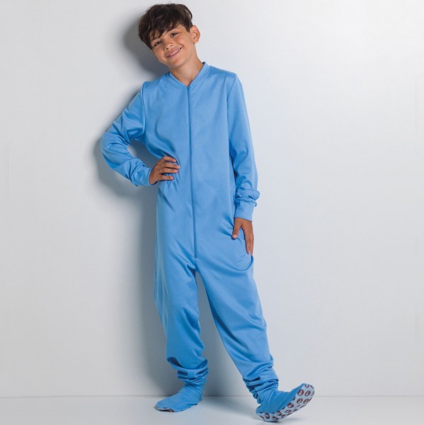 GaggoHaas Kinder Füsslipyjama Jumpsuit, Uni