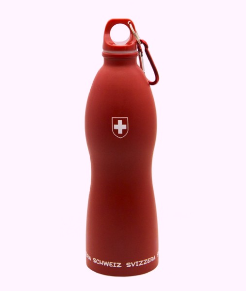 Trinkflasche Schweiz 6dl, rot