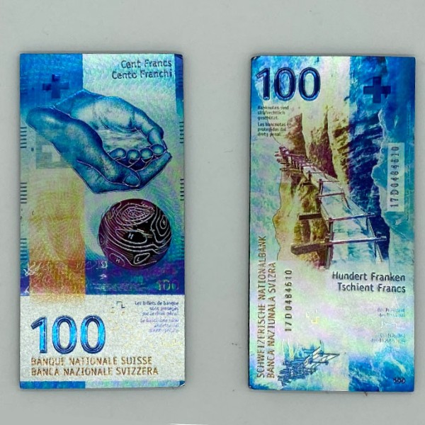 Magnet Schweizer Banknote CHF 100.-